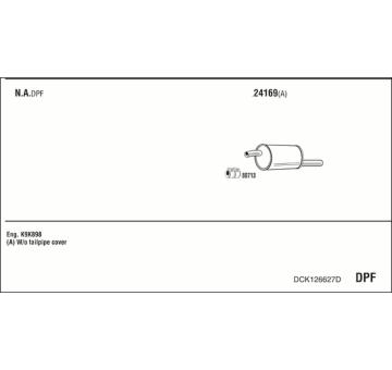 Výfukový systém WALKER DCK126627D