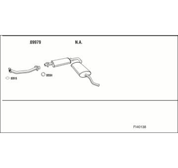 Výfukový systém WALKER FI40138