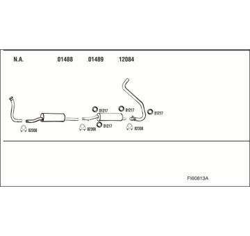 Výfukový systém WALKER FI60813A