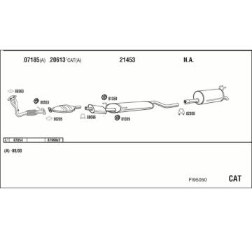 Výfukový systém WALKER FI95050
