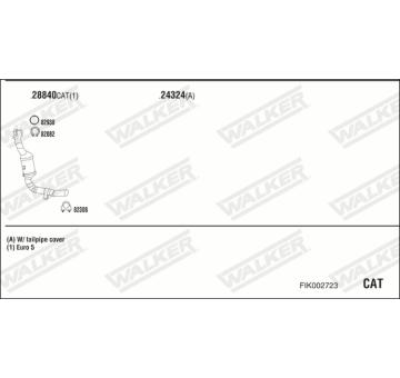 Výfukový systém WALKER FIK002723