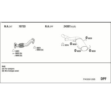 Výfukový systém WALKER FIK009126B