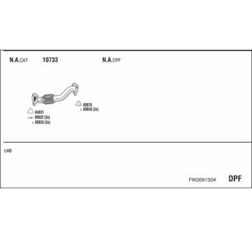 Výfukový systém WALKER FIK009130A
