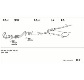 Výfukový systém WALKER FIK010211BB