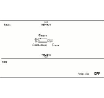 Výfukový systém WALKER FIK057446B