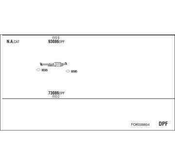 Výfukový systém WALKER FOK009854
