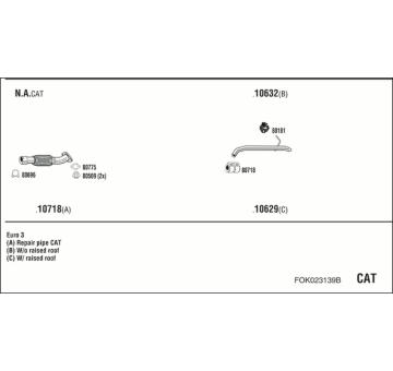 Výfukový systém WALKER FOK023139B