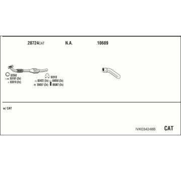 Výfukový systém WALKER IVK034248B