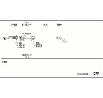 Výfukový systém WALKER IVK034287B