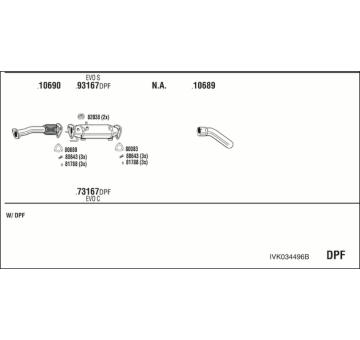 Výfukový systém WALKER IVK034496B