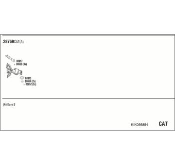 Výfukový systém WALKER KIK056854