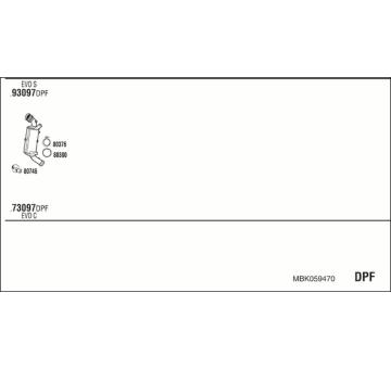 Výfukový systém WALKER MBK059470