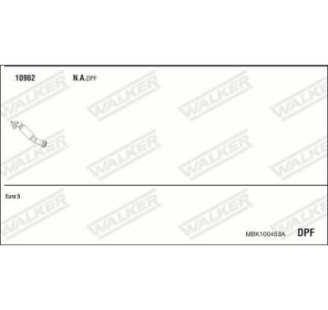 Výfukový systém WALKER MBK100453A