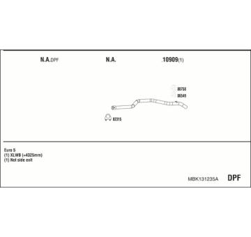 Výfukový systém WALKER MBK131235A