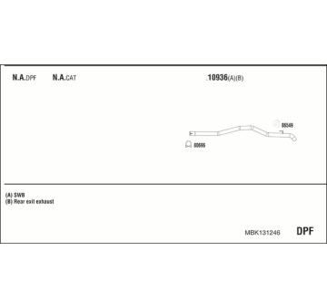 Výfukový systém WALKER MBK131246