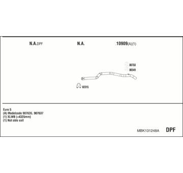 Výfukový systém WALKER MBK131248A