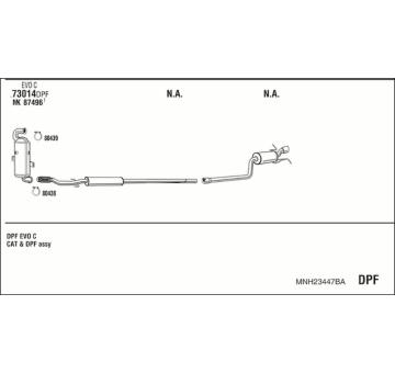 Výfukový systém WALKER MNH23447BA