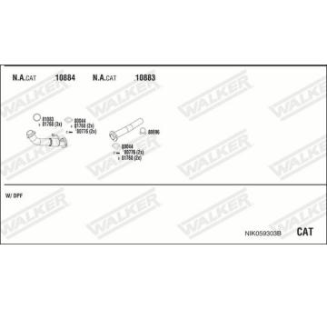 Výfukový systém WALKER NIK059303B
