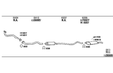 Výfukový systém WALKER OP40021
