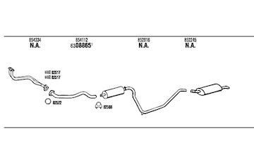 Výfukový systém WALKER OP40082