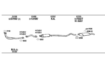 Výfukový systém WALKER OP40096
