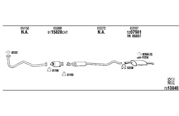 Výfukový systém WALKER OP40129