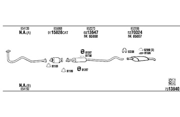 Výfukový systém WALKER OP40133