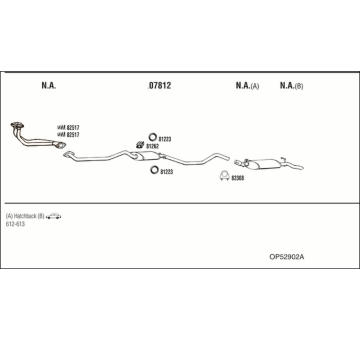 Výfukový systém WALKER OP52902A