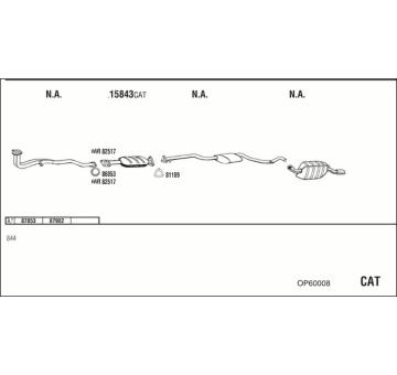 Výfukový systém WALKER OP60008