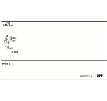 Výfukový systém WALKER OPH33852A