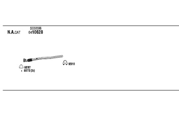 Výfukový systém WALKER OPK005573