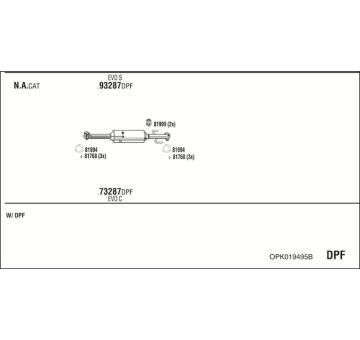 Výfukový systém WALKER OPK019495B