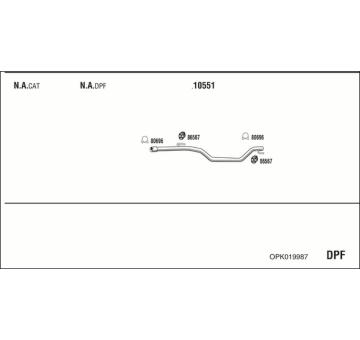 Výfukový systém WALKER OPK019987