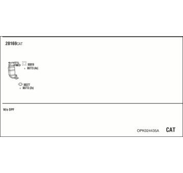 Výfukový systém WALKER OPK024435A