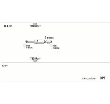 Výfukový systém WALKER OPK025504B