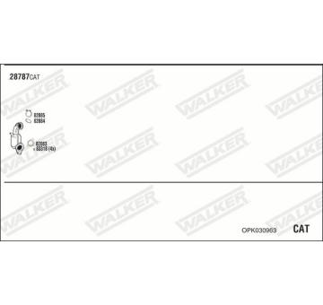Výfukový systém WALKER OPK030963