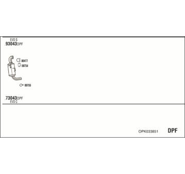 Výfukový systém WALKER OPK033851