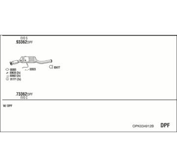 Výfukový systém WALKER OPK034912B