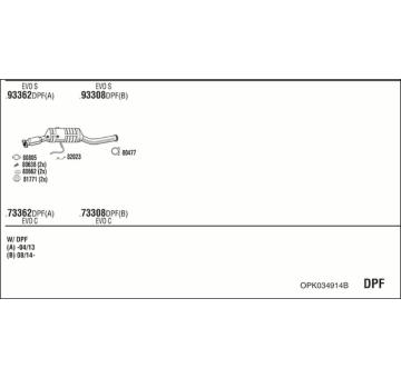 Výfukový systém WALKER OPK034914B