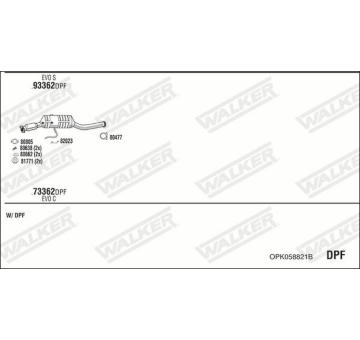 Výfukový systém WALKER OPK058821B