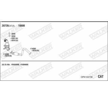 Výfukový systém WALKER OPK100739