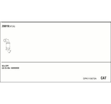 Výfukový systém WALKER OPK115673A