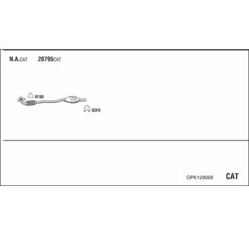 Výfukový systém WALKER OPK129069