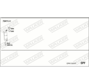 Výfukový systém WALKER OPK132547