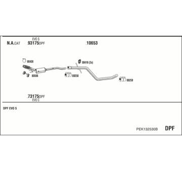 Výfukový systém WALKER PEK132530B