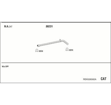 Výfukový systém WALKER REK026562A