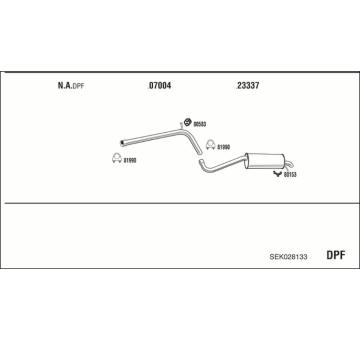 Výfukový systém WALKER SEK028133