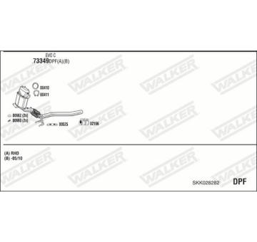 Výfukový systém WALKER SKK028282