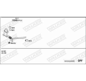 Výfukový systém WALKER SKK059062B