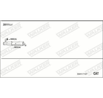Výfukový systém WALKER SMH17197